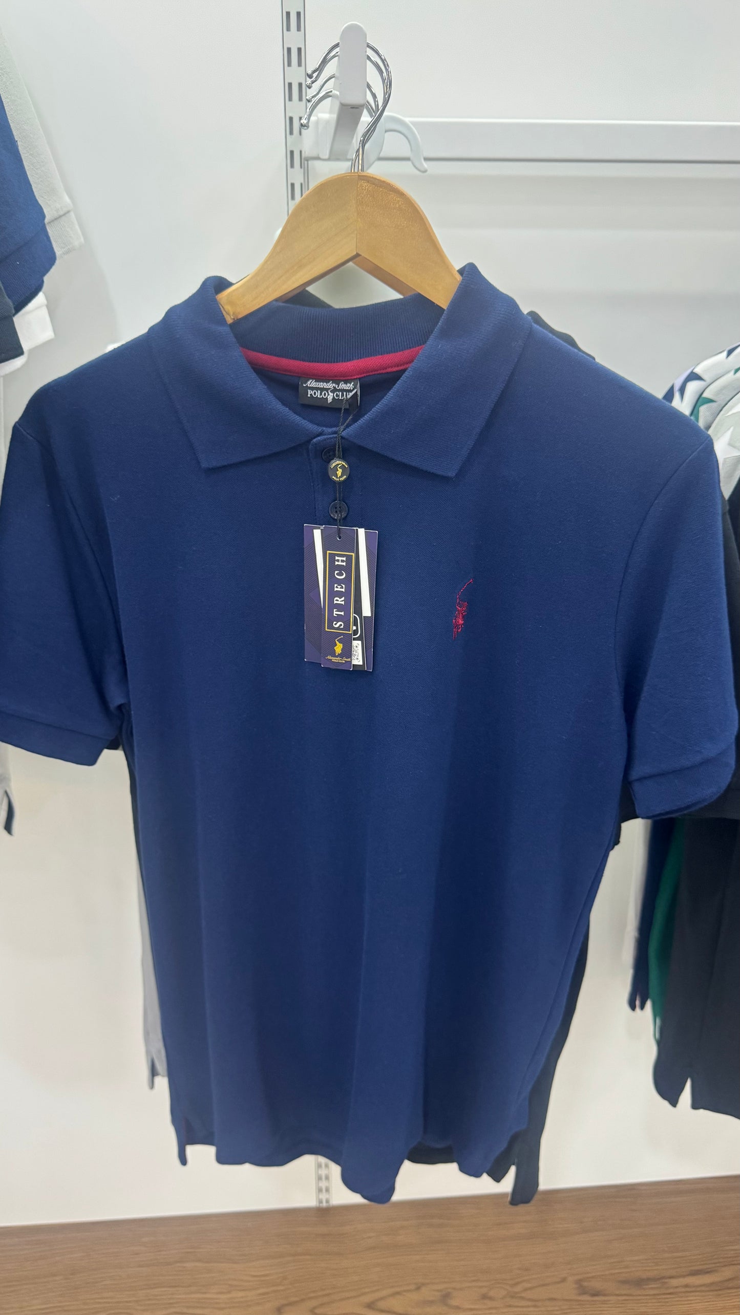 Camisa Polo Club Alexander Smith Azul  NK28