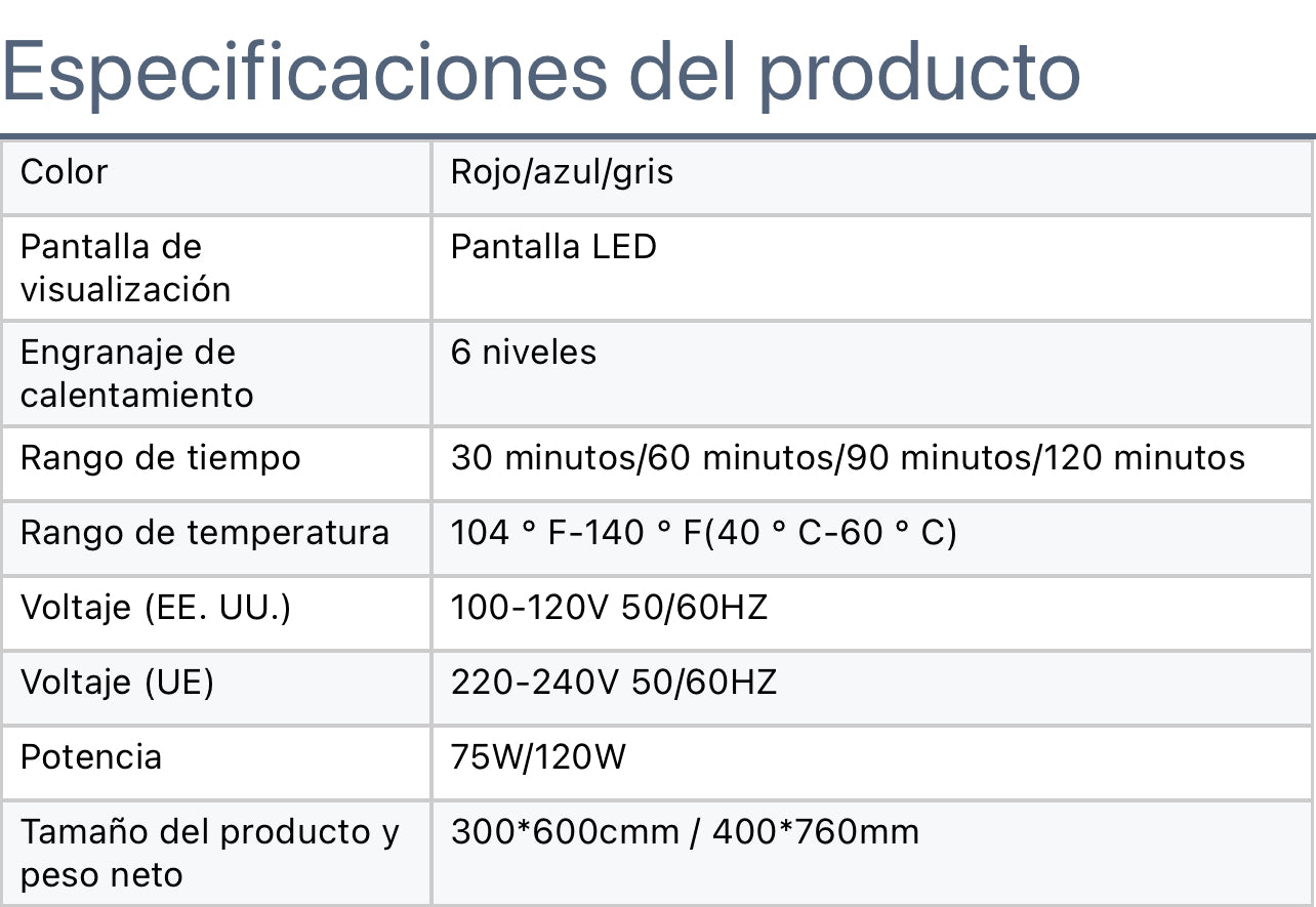 Almohadilla de calefaccion Inalambrica para aliviar el dolor s045