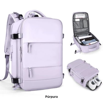Mochila multifuncional Para viaje RS01/ Púrpura