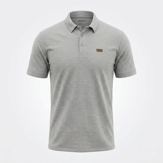 Camisa Bongo Tipo Polo - Gris Claro KCN09