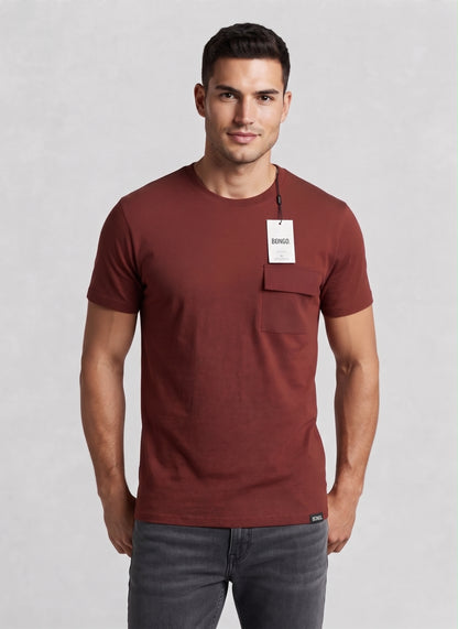 Camisa para Caballero Marca Bongo   - Rojo  NK38