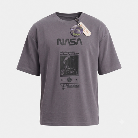 Camisa Oversize marca Mission Space/ Gris KCN37