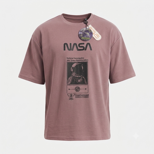 Camisa Oversize marca Mission Space/ Rosa Viejo KCN37