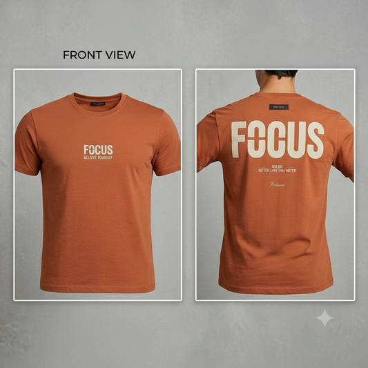 Camiseta Bongo para Caballero - Naranja KCN11