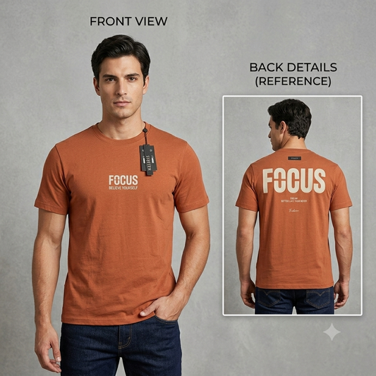 Camiseta Bongo para Caballero - Naranja KCN11