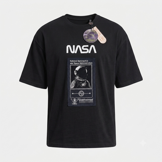 Camisa Oversize marca Mission Space/ Negro KCN37