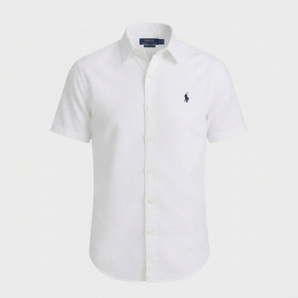 Camisa Polo Club Alexander Smith  Formal Blanco  NK24