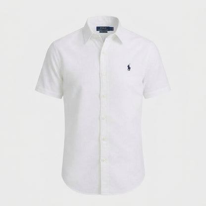 Camisa Polo Club Alexander Smith  Formal Blanco  NK24
