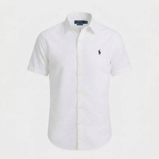 Camisa Polo Club Alexander Smith  Formal Blanco  NK24