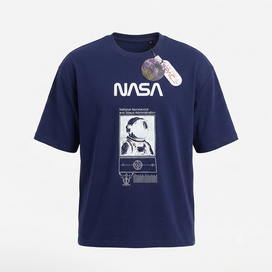 Camisa Oversize marca Mission Space/ Azul KCN37