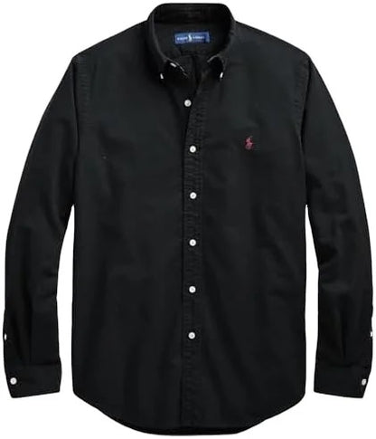 Camisa formal Marca Polo Ralph Lauren  para Caballero/ Negro AM05