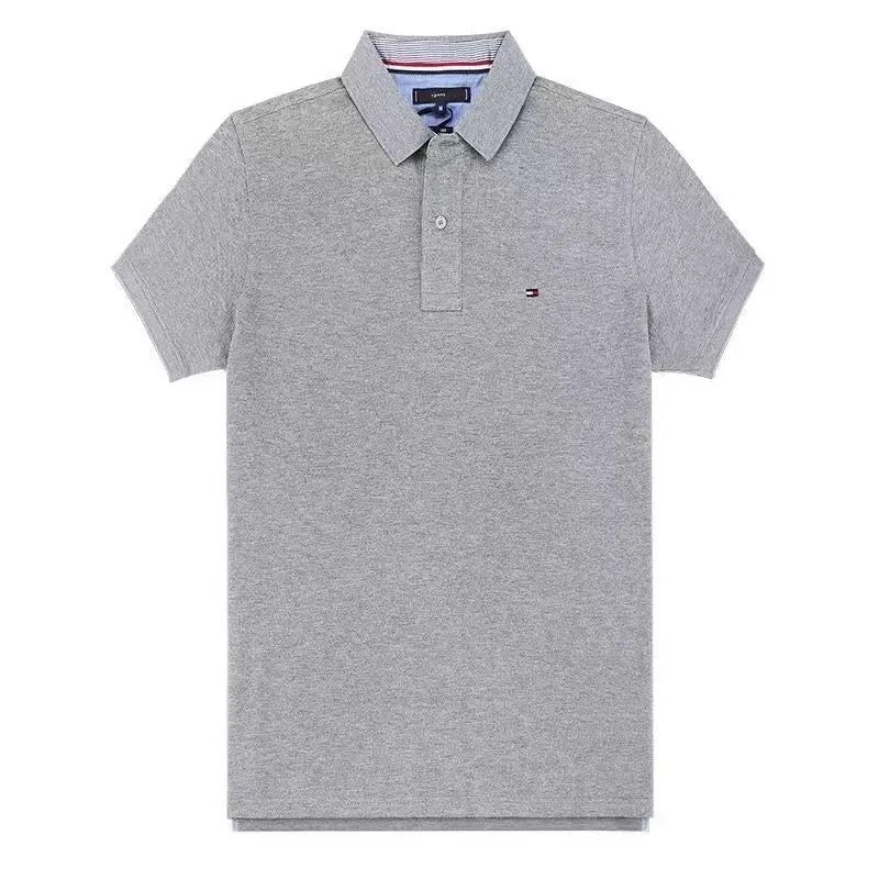 Camisa Casual Marca Tommy Hilfiger/ KM05- Gris