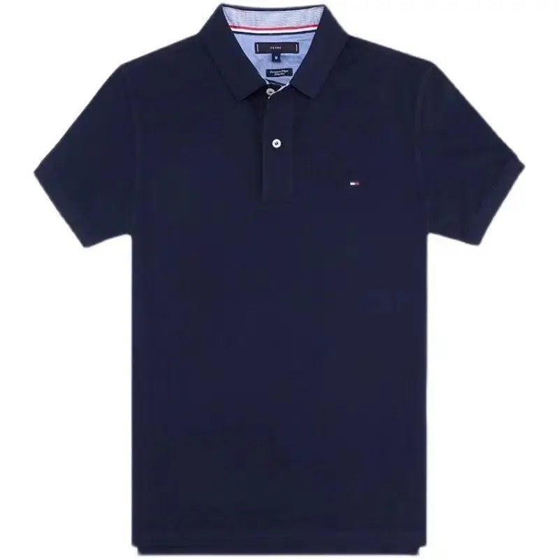 Camisa Casual Marca Tommy Hilfiger/ KM05- Azul