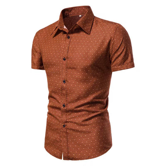 Camisa Formal para caballero/ Naranja B169