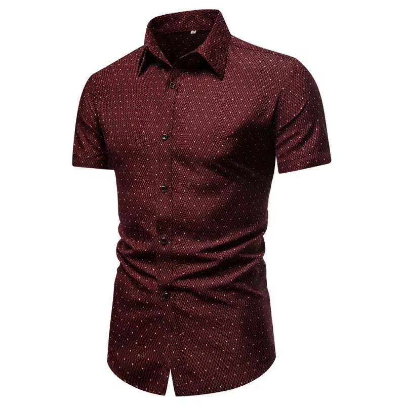Camisa Formal para caballero/ Vino B169