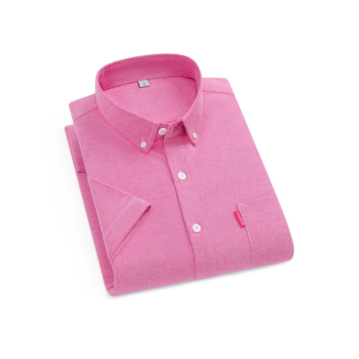 Camisa Formal manga corta para caballero/ Rosa B170