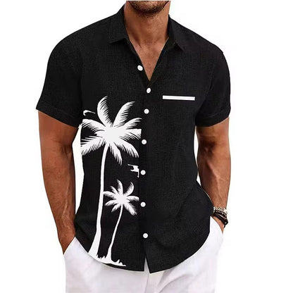 Camisa casual para caballero  /Negro N23
