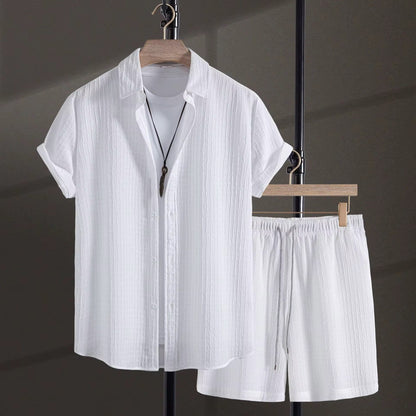 Set Short y Camisa /Blanco K160
