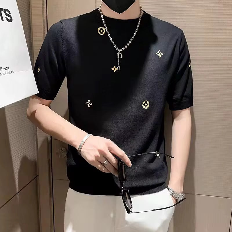 Camiseta Casual / Negro BL44