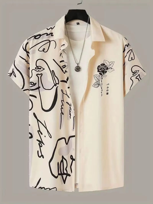 Camisa Casual / Beige K169