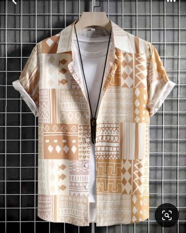 Camisa Casual / Beige K168