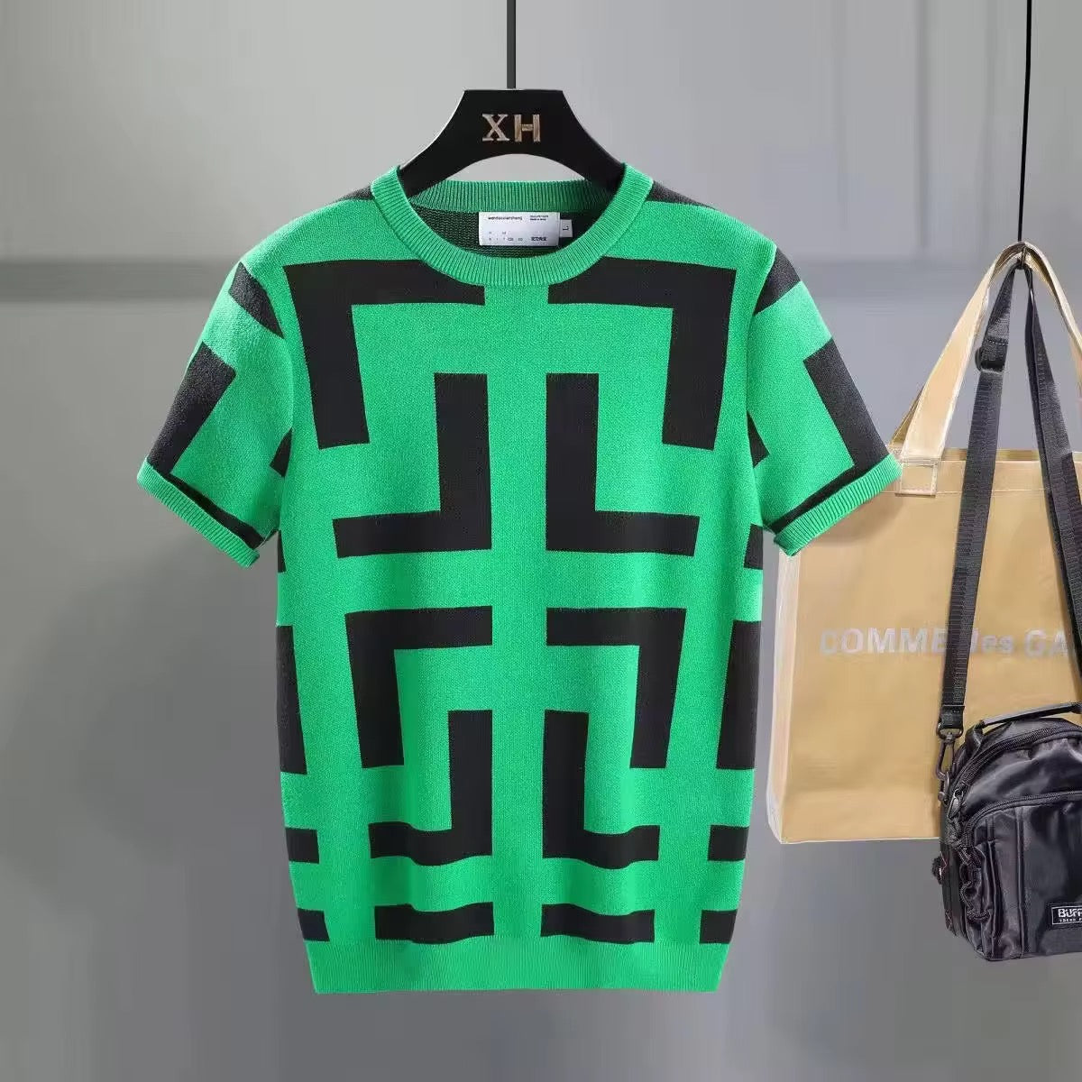 Camiseta Casual / Verde BL45