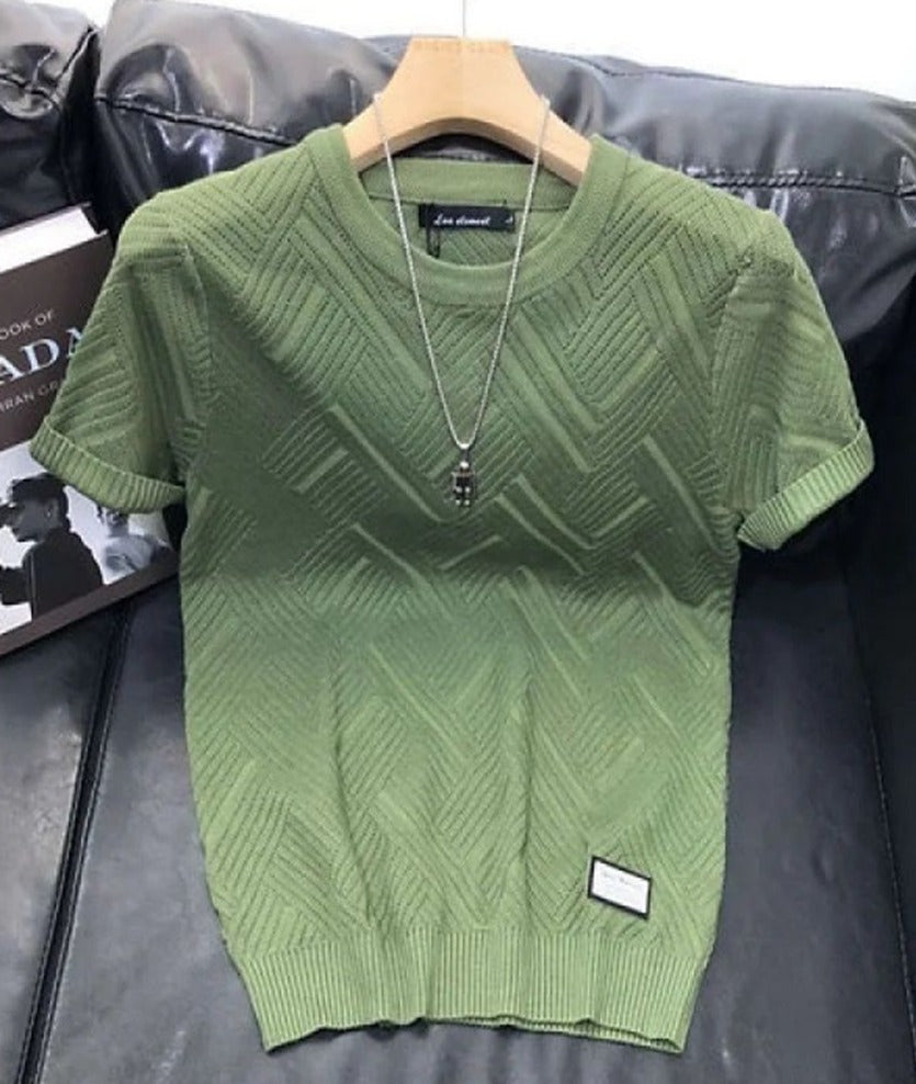 Camiseta Casual / Verde BL46