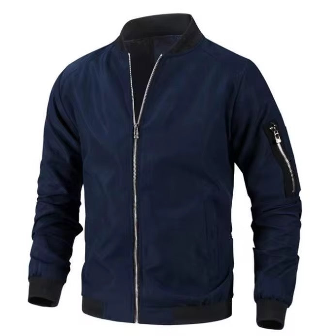 Chaqueta con bolsillo para caballero/ Azul Marino FM03