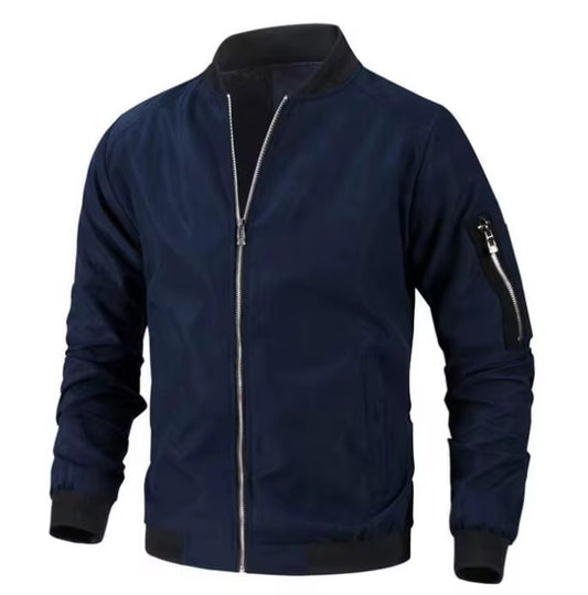 Chaqueta con bolsillo para caballero/ Azul Marino FM03