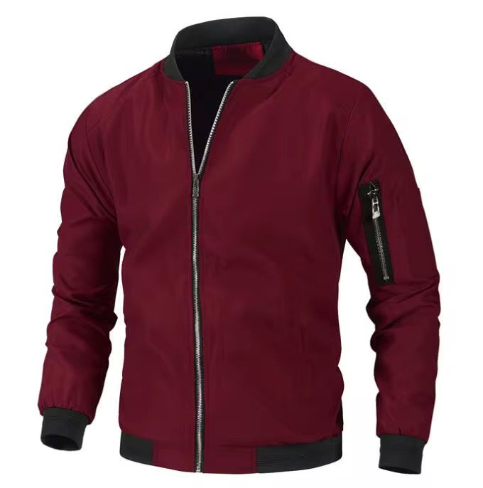 Chaqueta con bolsillo para caballero/ Vino FM03