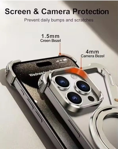 Cobertor de metal Z para Iphone/ Plateado K174