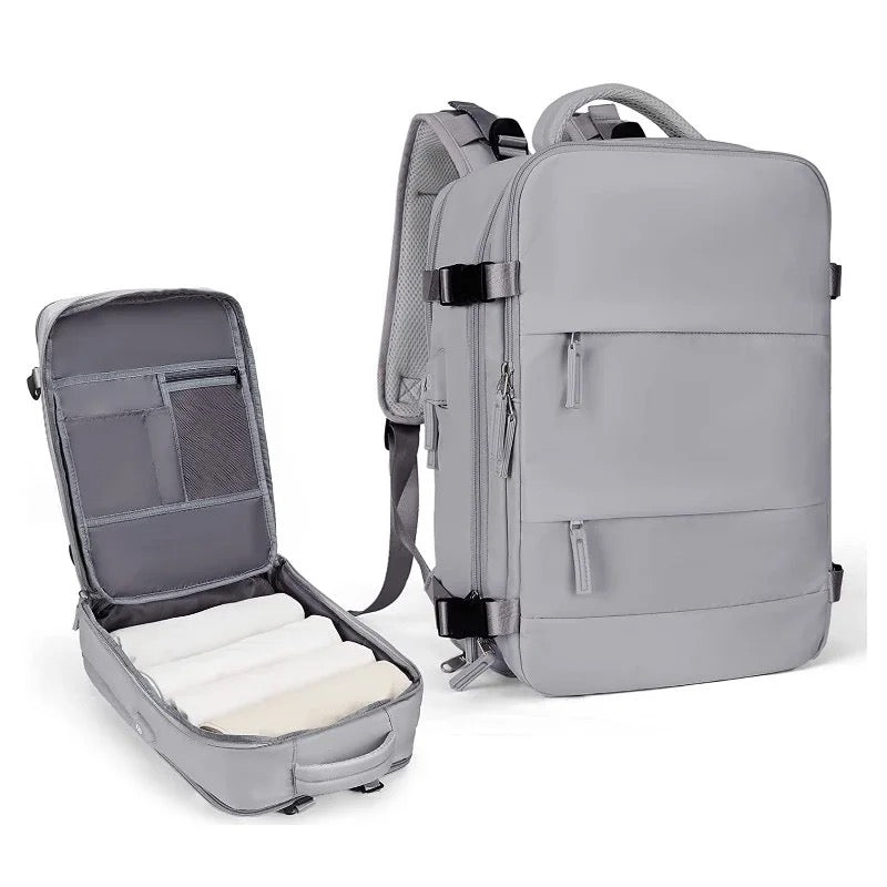 Mochila multifuncional Para viaje RS01/ Gris