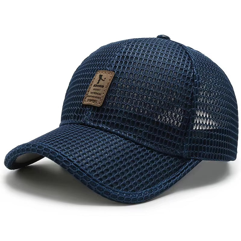 Blue Transparent Breathable Cap