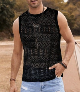 Camisa Casual Transpirable / Negro  BL48