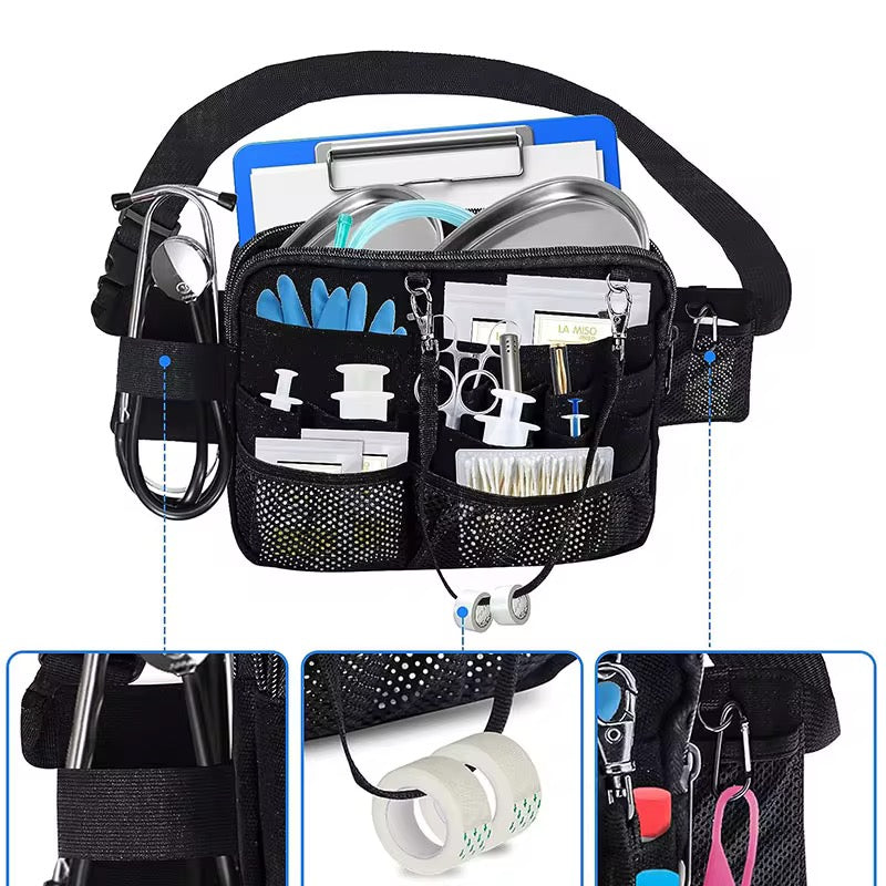 Bolso multifuncional Enfermera /Negro DG07