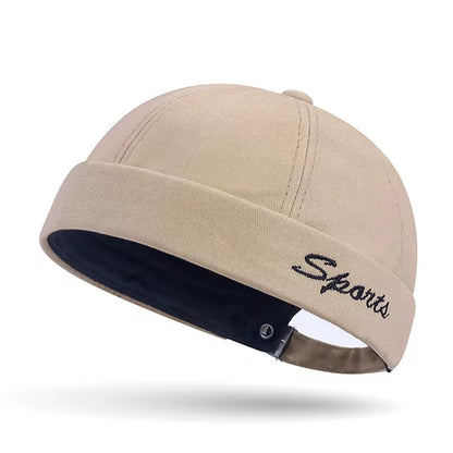 Gorra sin visera/ Beige K179