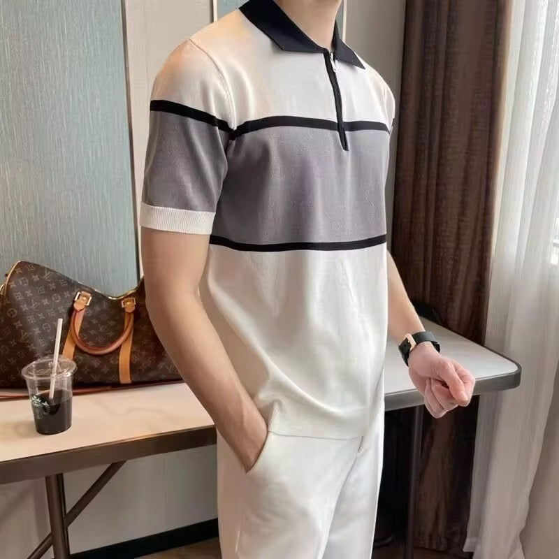 Camisa tipo polo para Caballero / Blanco DM17