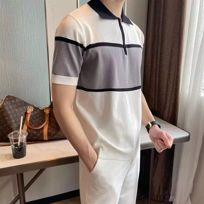 Camisa tipo polo para Caballero / Blanco DM17