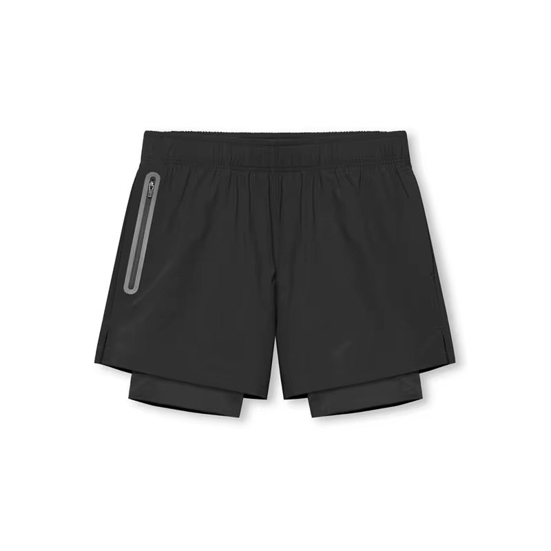Short Deportivo con Beiker /Negro K300
