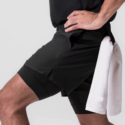 Short Deportivo con Beiker /Negro K300