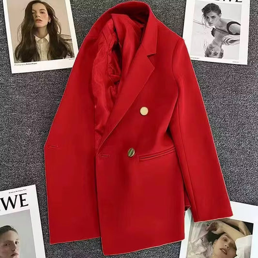Blazer manga larga para Dama/ Rojo DM21