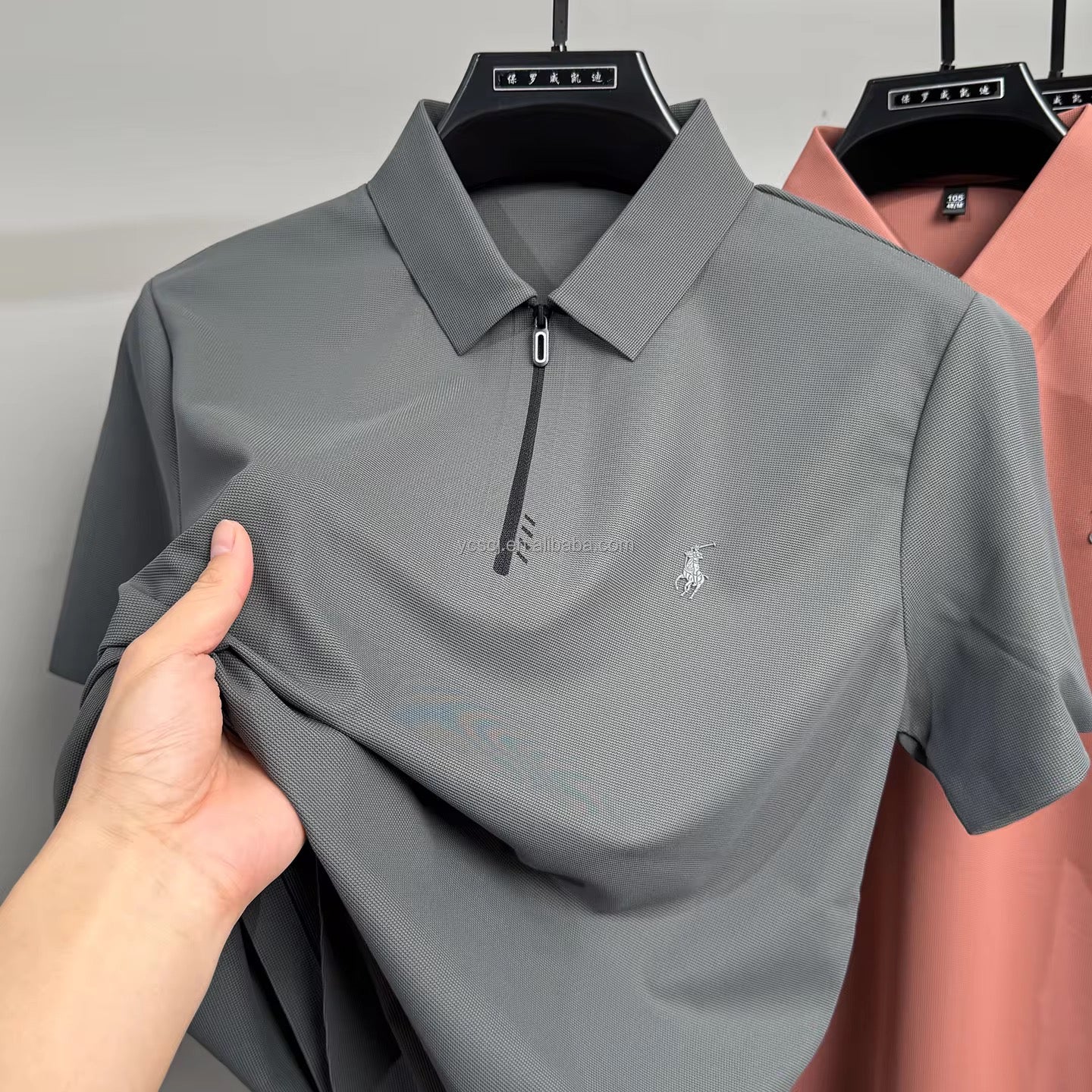 Camisa Polo para caballero/ Gris N33