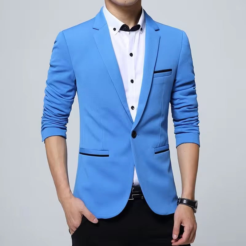 Blazer para Caballero/ Celeste DM23