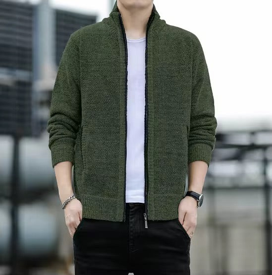 Cardigan para caballero / Verde K83