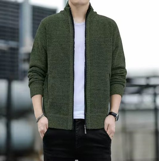 Cardigan para caballero / Verde K83