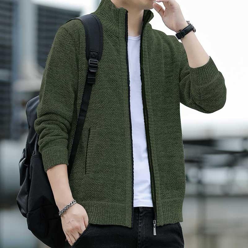 Cardigan para caballero / Verde K83