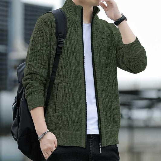 Cardigan para caballero / Verde K83
