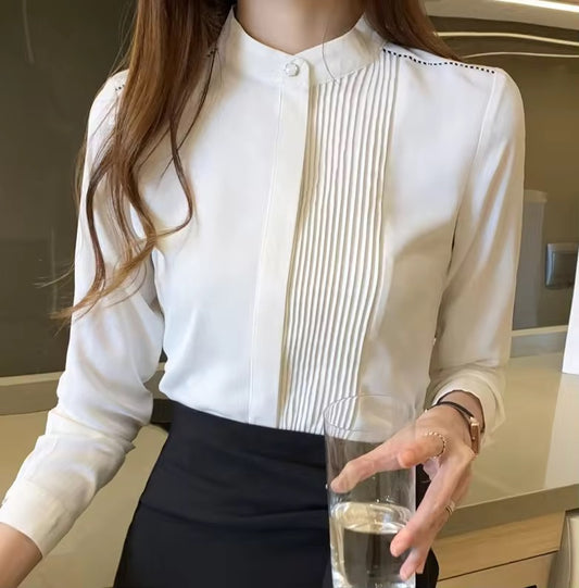 Camisa Formal para Dama/ Blanco DG10