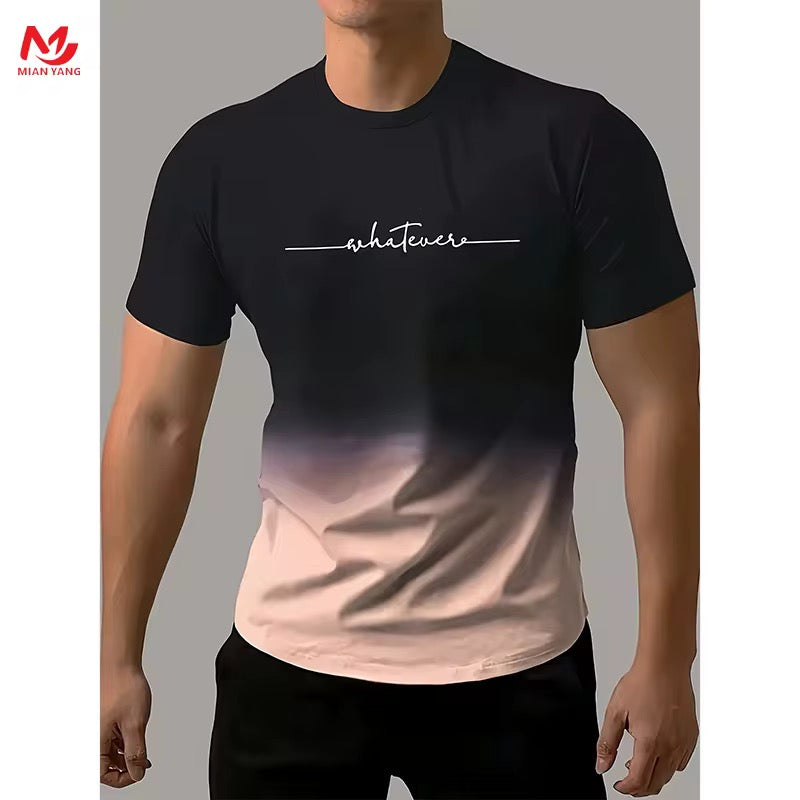 Camiseta casual / Negro-Beige IM23
