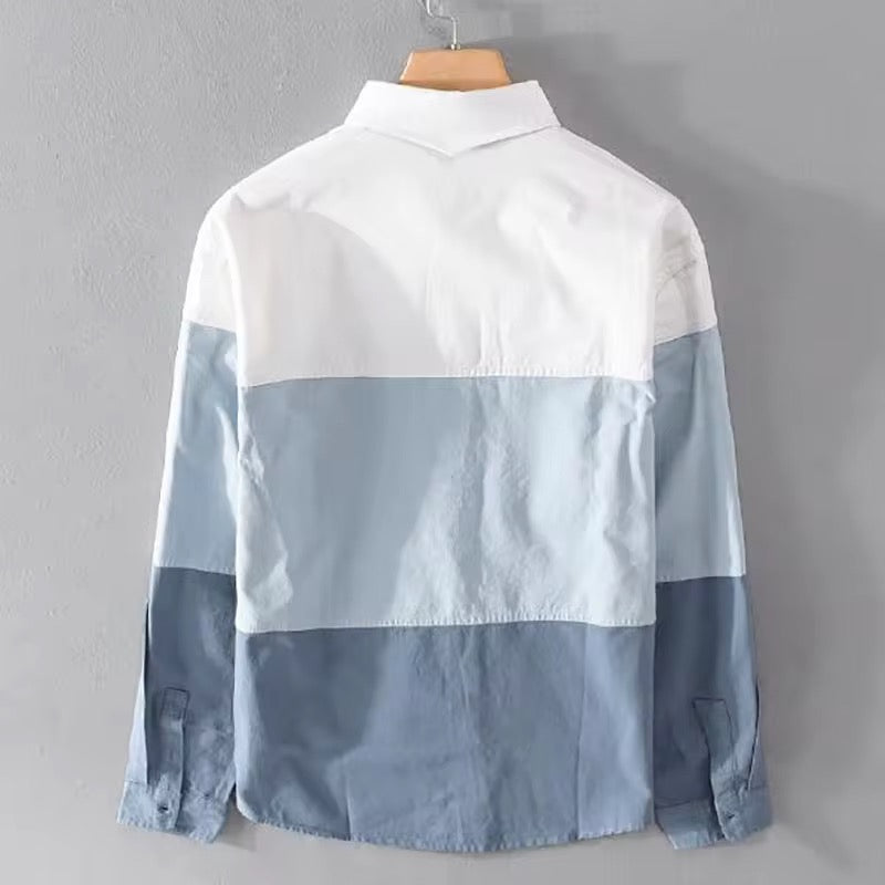 Camisa Manga larga para caballero/ Celeste K333